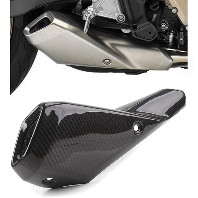 Vera fibra di carbonio per CB650R 2019 2020 2021 copertura tubo di scarico calore Sc6487