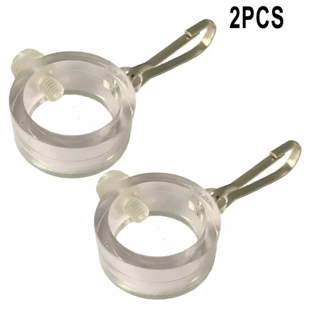 2* Anti-Wrap Flag Pole Rotating Mounting Rings Grommet-Clip Attachments