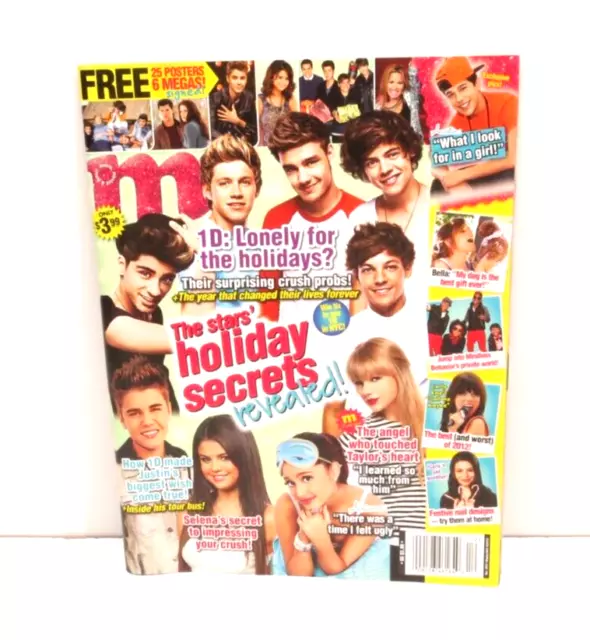 M Magazine December 2012 Taylor Swift One Direction Justin Bieber Teen Pop