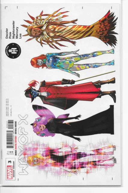 Way Of X #3 C Bob Quinn Design Variant 1st Print NM/NM+ Marvel Comics 2021