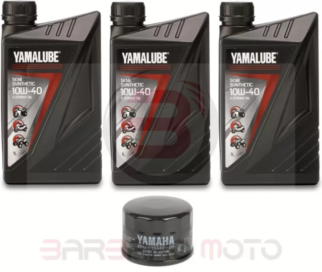 TAGLIANDO ORIGINALE YAMALUBE 10W40 + FILTRO OLIO Yamaha TMAX T-MAX 500 2001-2011