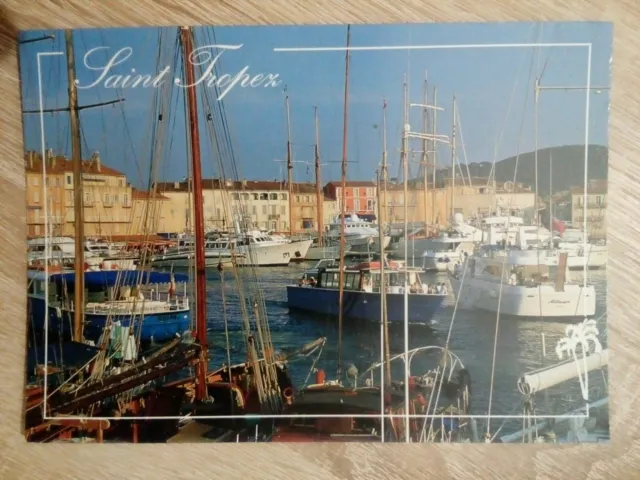 Cpsm Cpm  Carte Postale Var Saint Tropez Vue Générale Du Port