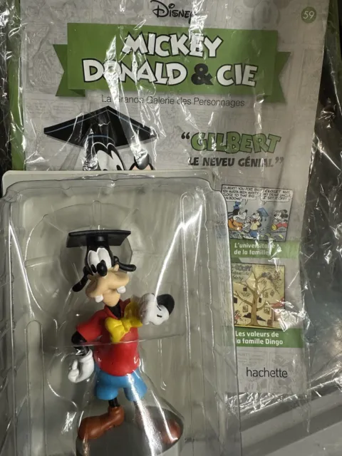 Figurine Disney N° 59 GILBERT  Le Neveu Série Mickey Donald & Cie Hachette