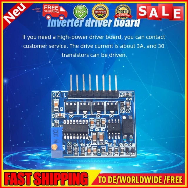 SG3525 LM358 INVERTER Driver Board Frequency Adjustable Inverter Driver