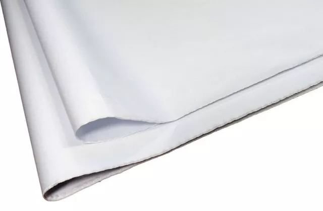 100 SHEETS OF WHITE ACID FREE TISSUE PAPER 400x700mm