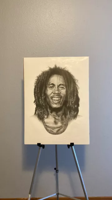 Sketch Drawing Art Bob Marley Hand made Original Sketch Piece One Of None Limit 2