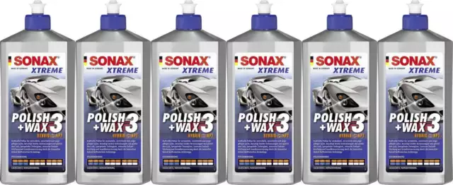 Sonax XTREME Polish+cera 3 500 ml - set VPE - 6 pezzi - 02022000