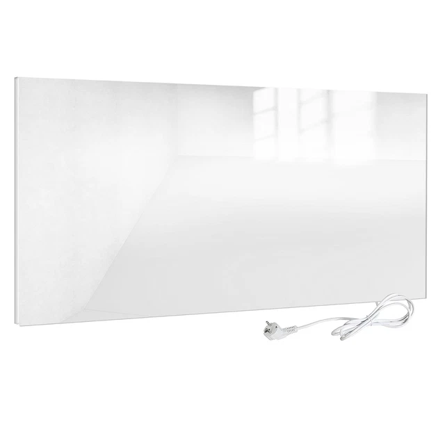Panneau Chauffant Crystal Carbon 360W - Chauffage Infrared Mural Blanc 60x60cm - Économique & Design