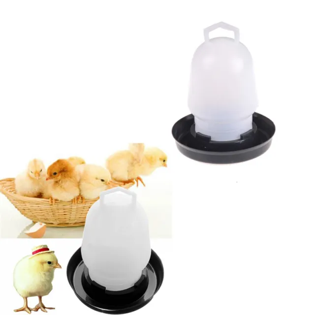 Automatic Pet Feeder Chicken Quail Poultry Bird Pheasant Feed Water Tool 300.jh