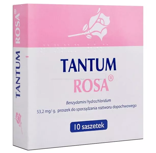 Tantum Rosa  powder for solution for vaginal irrigation, 10 sachets