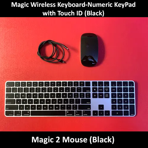 Apple Magic Mouse 2 magic Keyboard Numeric Keypad with Touch ID (Black)