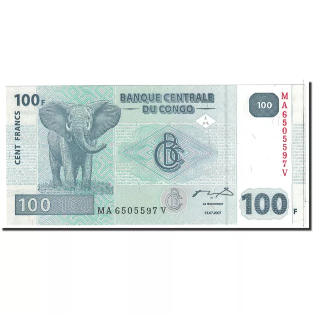 [#120319] Banknote, Congo Democratic Republic, 100 Francs, 2007, 2007-07-31, KM: