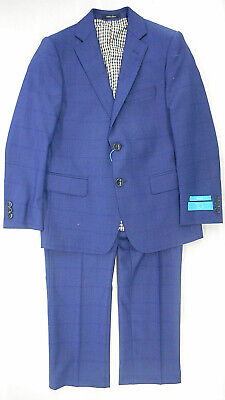 Boys T.O. Navy Blue 2PC. Suit Sizes 8 Husky - 20 Husky