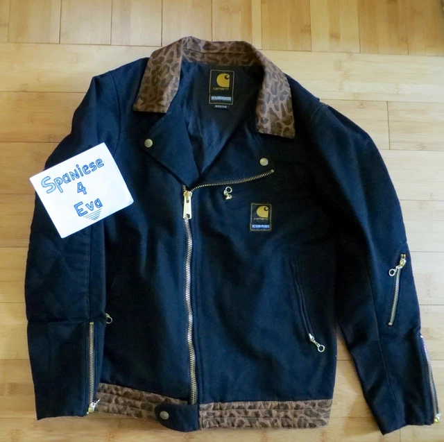 NEIGHBORHOOD × CARHARTT WIP Black 14FW Strabler Jacket M Leopard