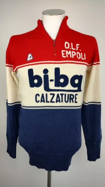 DLF EMPOLI Pull Cyclisme Homme Taille M Homme Haut Sport Vintage