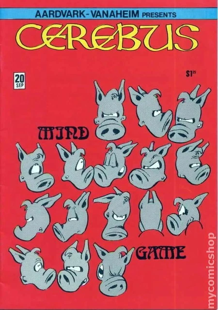 Cerebus #20 VG+ 4.5 1980 Stock Image Low Grade