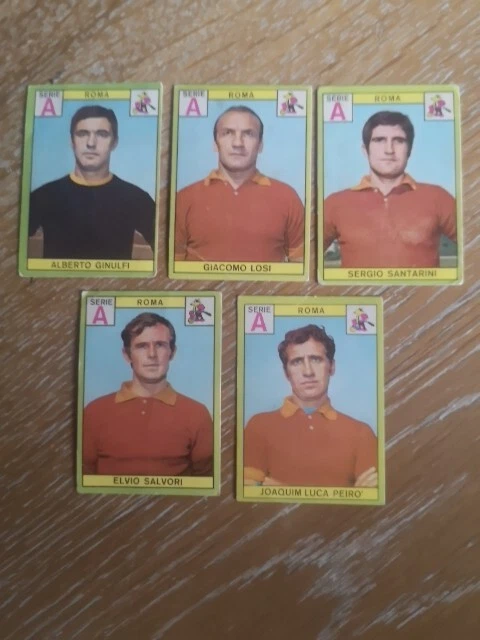 LAZIO!! FIGURINE CALCIATORI Panini 1970 71 Lotto 17 Pezzi Da Recupero