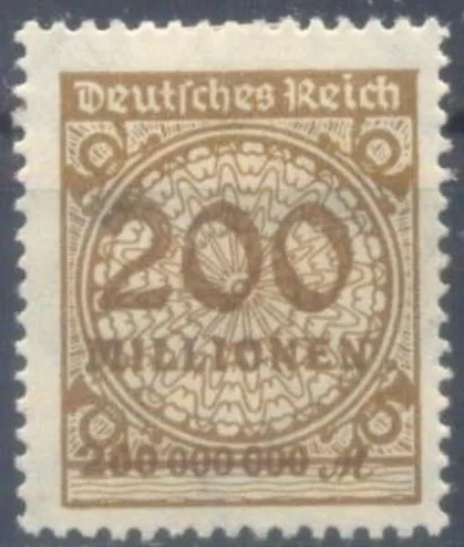 Dt.Reich Infla Mi-NR.-323A Jahrgang 1923 Postfrisch** (XD2518)