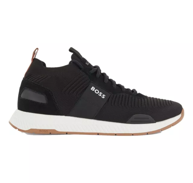 Hugo boss Chaussures Hommes Titanium Runn Knsta 50470596 Noir