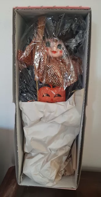 Brinn's Doll OCTOBER Calendar Clown Doll HALLOWEEN TRICK OR TREAT NIB  1986 Vtg