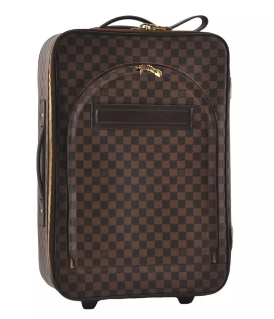 Auténtico bolso de viaje Louis Vuitton Damier Pegase 55 N23294 LV 0144I