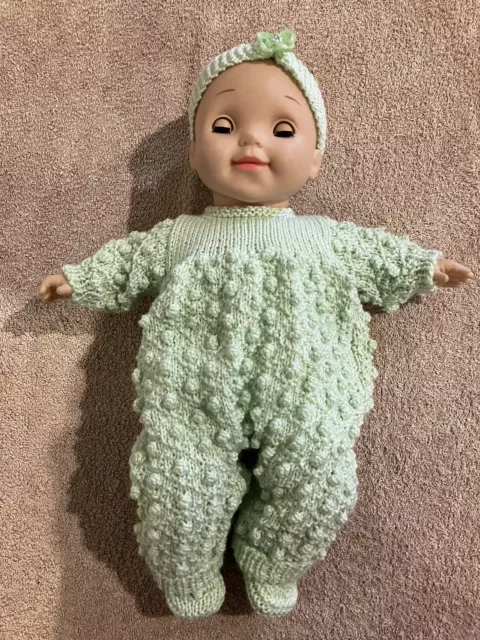 Hand Knitted Set For 16 Inch Doll