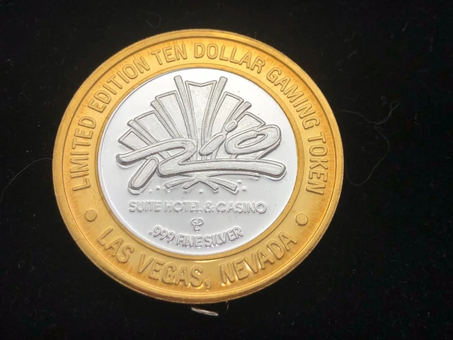 RIO Las Vegas $10 TEN Dollar Gaming Token .999 Fine Silver MASQUERADE VILLAGE