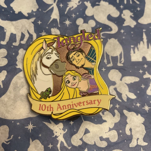 DISNEY PIN 139811 Tangled 10th Anniversary Rapunzel Pascal Flynn Rider
