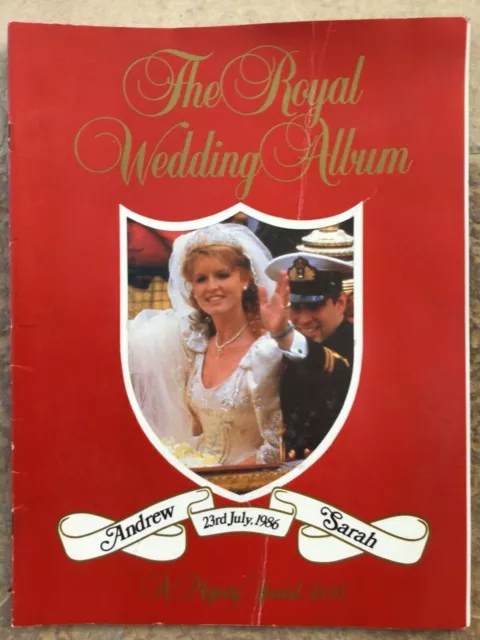 The Royal Wedding Album Andrew & Sarah Ferguson 23 July 1986. 28 pages Colour