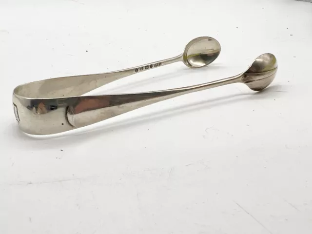 Antique Solid Sterling Silver Sugar Tongs Victorian Tp&S