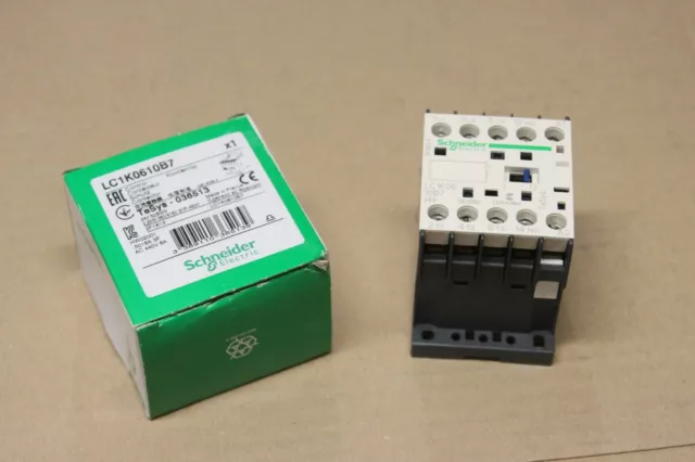 NEUF : SCHNEIDER ELECTRIC LC1K0610B7  CONTACTEUR TESYS LC1K 3P AC3 440V 6A 24Vac