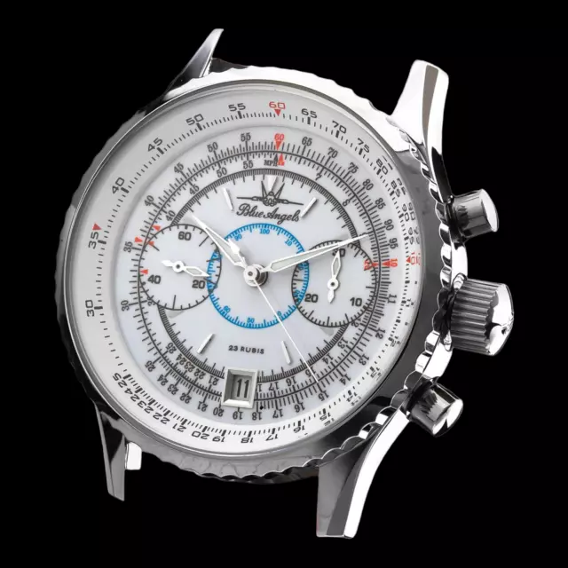 Poljot 3133 Chronograph Uhren gehäuse BLUE ANGELS RUSLAN ALBATROS watch case