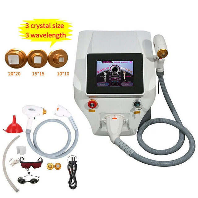 Macchina professionale per depilazione laser a diodi 3 onde 755 nm 808 nm 1064 nm