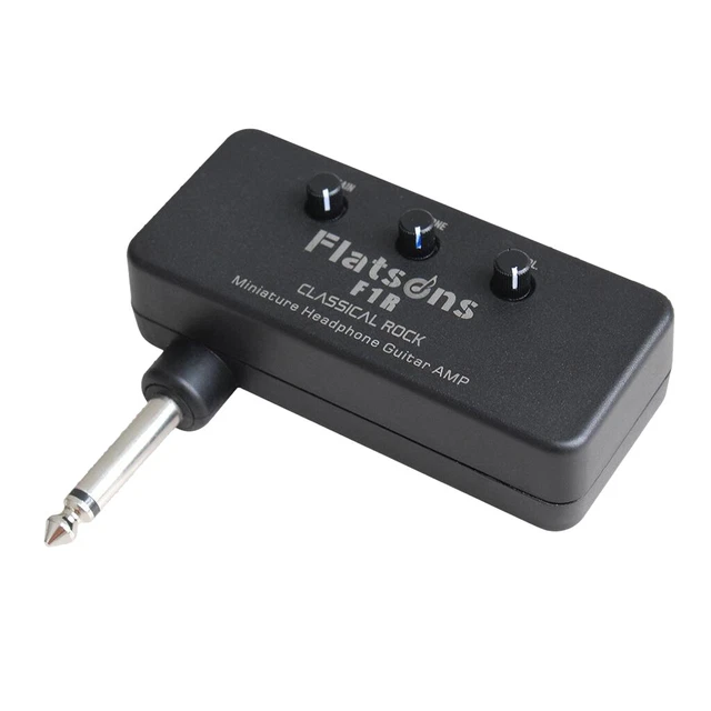 Practice Pocket Mini Kopfhörer Gitarrenverstärker 6,35 Mm Stecker AUX Eingang