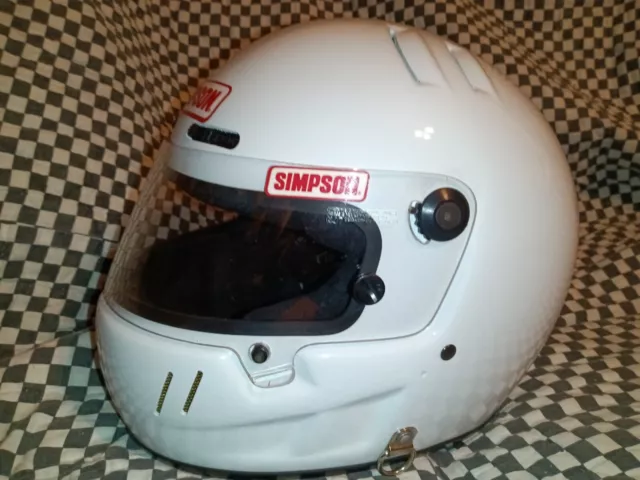 Vintage early Simpson shark helmet  vgc , 7 1/2 Snell 90 bell arai shoei