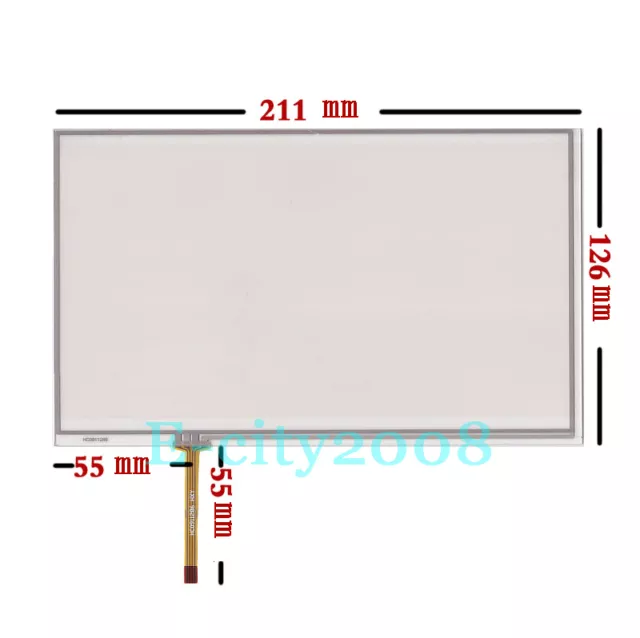 9inch 4 Wire Resistive Touch Screen Panel Digitizer Für AT090TN10 AT090TN12