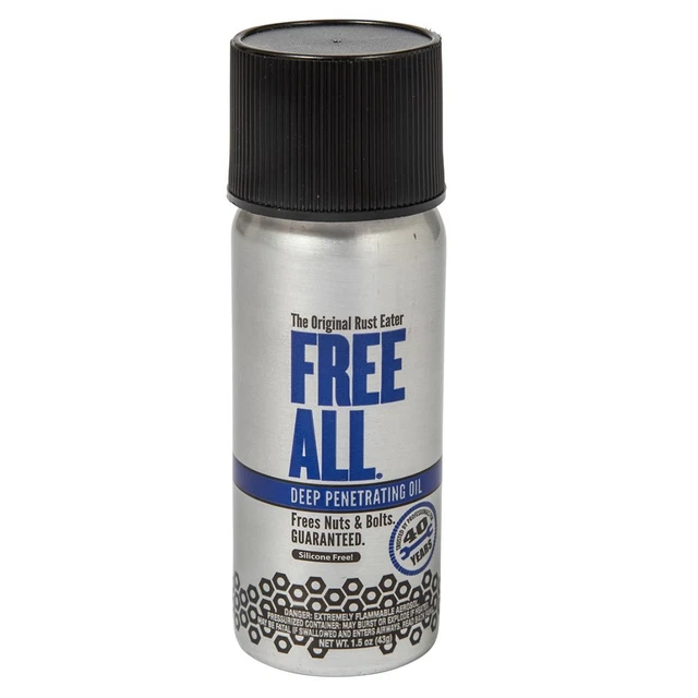 Free All Rust Eater Deep Penetrating Oil, Loosen Rusty Nuts & Bolts, Screws, Cla
