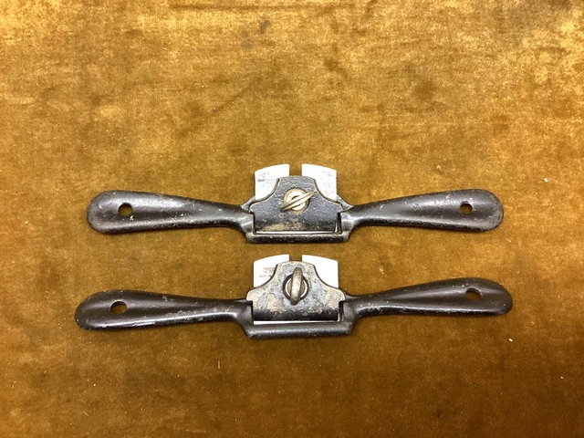 Stanley Nos. 63 & 64 Round & Flat Bottom Spokeshaves Good Condition