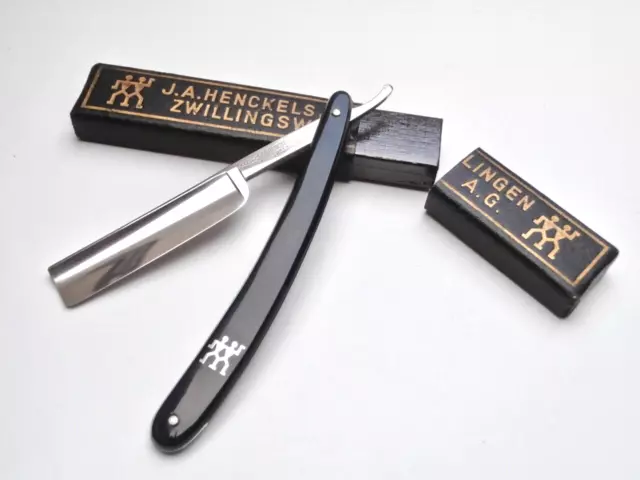 ZWILLING HENCKELS, Rasiermesser CARBON Straight Razor Old Nr. 78  SOLINGEN! 2