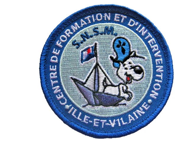 Écusson Protection Civile Allemande - Patch KatS Bunker Bleu - Velcro 75mm