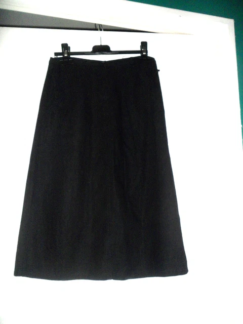 Mini-jupe Trapèze En Velours Noir | Ensembles | PLT FR