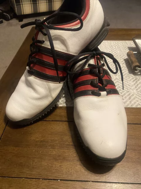 ADIDAS ADIPRENE POWERBAND Chassis Golf Shoes Men’s 11 Red/ White $25.00 ...