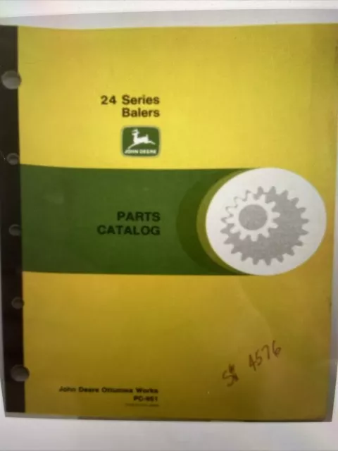 John Deere 24T Balers Parts Catalog PC-951