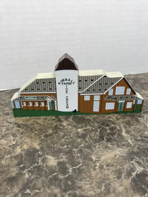 Kimball Farms Westford Massachusetts Cats Meow Rare Wooden Village Collectible