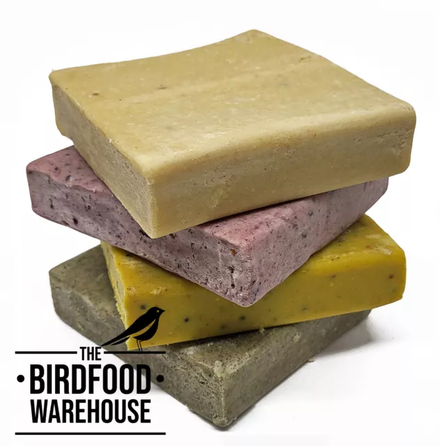 Premium Suet Blocks - Various Flavours - Natural Wild Bird Food, HIGH ENERGY FAT