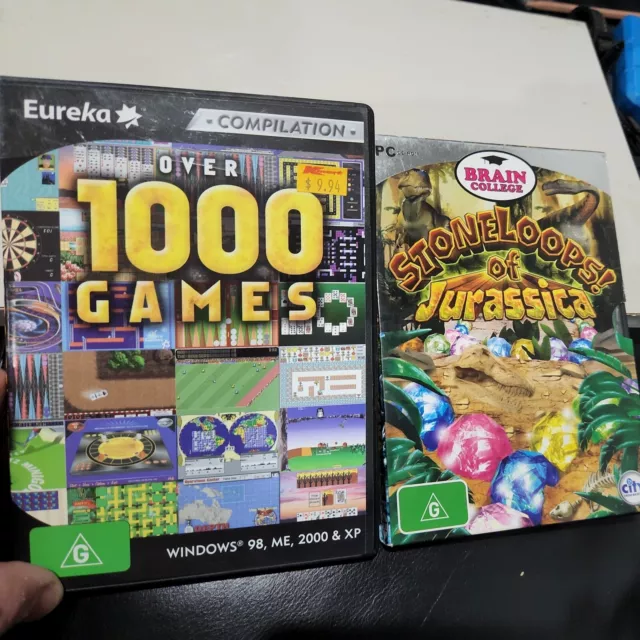 Egames Super Pack-PC CD Computer games - 7 games on 1 CD plus Mahjohgg -  BND Treasure Chest