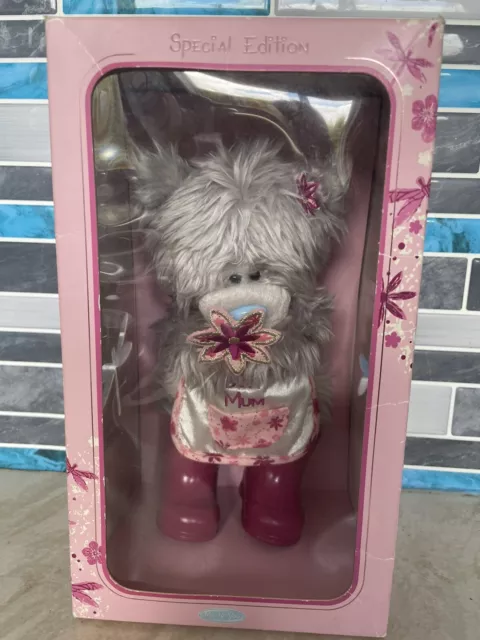 Rare 8" Boxed Me To You Special Edition Standing Plush Bear - Mum  Pink  Wellies