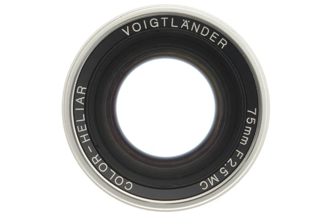 W/M ADAPTER VOIGTLANDER Color Heliar 75mm F2.5 L39 [Near MINT+]