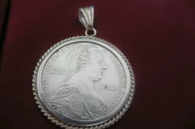 Anhänger Maria Theresia -25 Schilling-Prägung 1967-Gewicht 17g