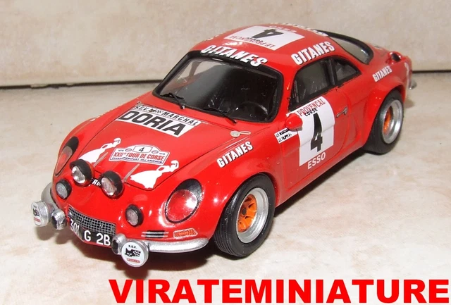 Coffret Alpine A110 Rallye MINITDC 1/43 - Tour De Corse 1978 - Neuf